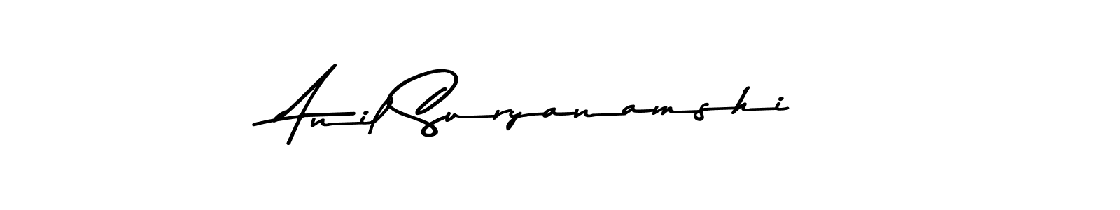 How to make Anil Suryanamshi name signature. Use Asem Kandis PERSONAL USE style for creating short signs online. This is the latest handwritten sign. Anil Suryanamshi signature style 9 images and pictures png