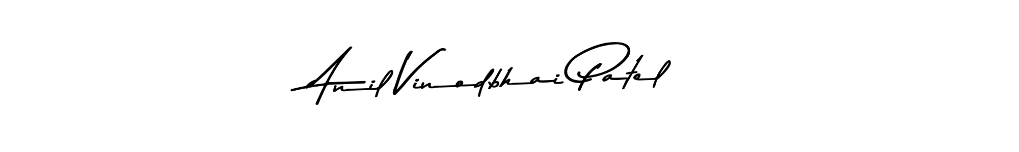 Make a beautiful signature design for name Anil Vinodbhai Patel. With this signature (Asem Kandis PERSONAL USE) style, you can create a handwritten signature for free. Anil Vinodbhai Patel signature style 9 images and pictures png