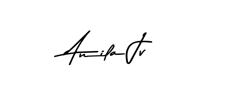 Create a beautiful signature design for name Anila Jv. With this signature (Asem Kandis PERSONAL USE) fonts, you can make a handwritten signature for free. Anila Jv signature style 9 images and pictures png