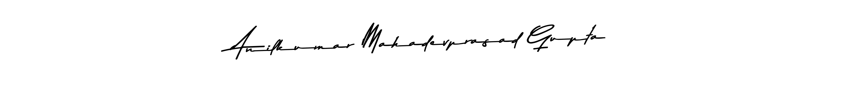 Make a beautiful signature design for name Anilkumar Mahadevprasad Gupta. Use this online signature maker to create a handwritten signature for free. Anilkumar Mahadevprasad Gupta signature style 9 images and pictures png