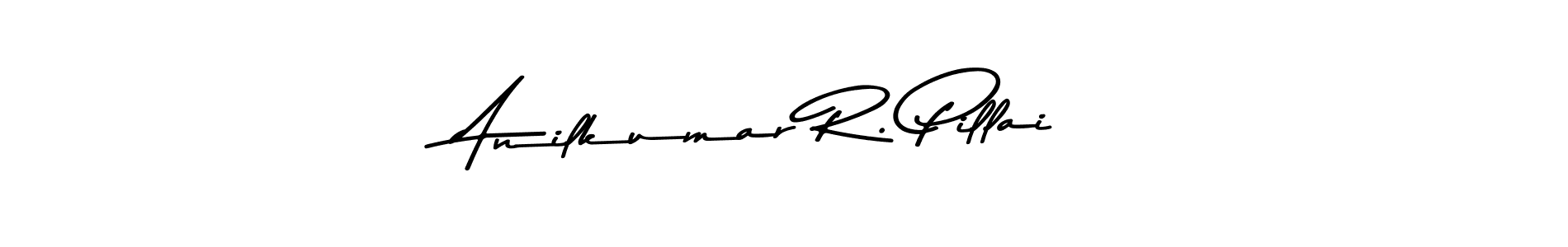 This is the best signature style for the Anilkumar R. Pillai name. Also you like these signature font (Asem Kandis PERSONAL USE). Mix name signature. Anilkumar R. Pillai signature style 9 images and pictures png