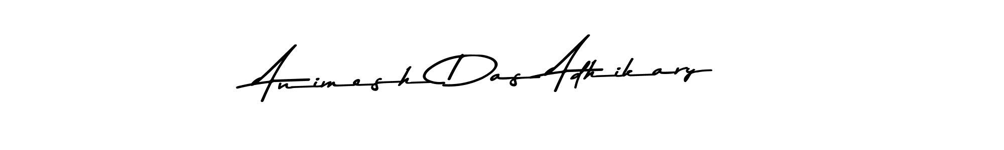 How to make Animesh Das Adhikary name signature. Use Asem Kandis PERSONAL USE style for creating short signs online. This is the latest handwritten sign. Animesh Das Adhikary signature style 9 images and pictures png