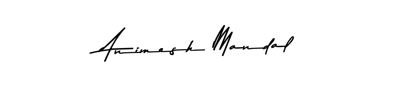 Create a beautiful signature design for name Animesh Mandal. With this signature (Asem Kandis PERSONAL USE) fonts, you can make a handwritten signature for free. Animesh Mandal signature style 9 images and pictures png