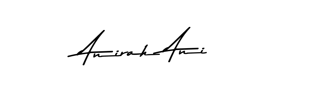 Design your own signature with our free online signature maker. With this signature software, you can create a handwritten (Asem Kandis PERSONAL USE) signature for name Anirah Ani. Anirah Ani signature style 9 images and pictures png