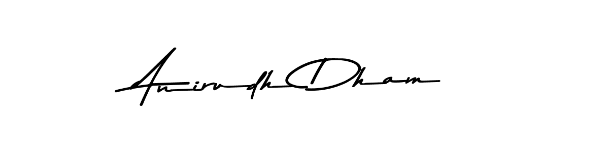 This is the best signature style for the Anirudh Dham name. Also you like these signature font (Asem Kandis PERSONAL USE). Mix name signature. Anirudh Dham signature style 9 images and pictures png