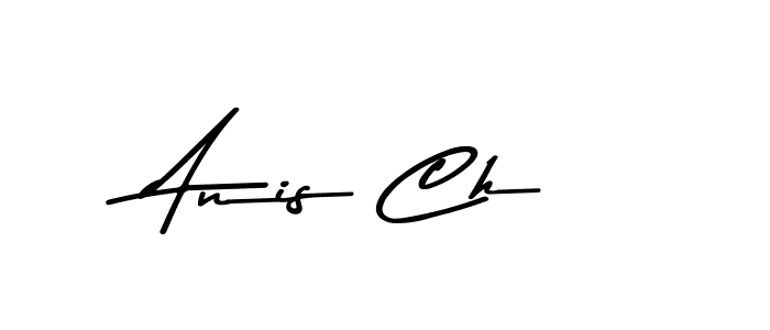 Make a beautiful signature design for name Anis Ch. With this signature (Asem Kandis PERSONAL USE) style, you can create a handwritten signature for free. Anis Ch signature style 9 images and pictures png