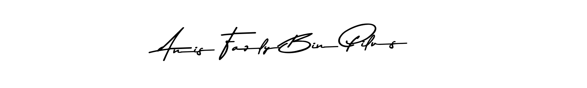 Use a signature maker to create a handwritten signature online. With this signature software, you can design (Asem Kandis PERSONAL USE) your own signature for name Anis Fazly Bin Pilus. Anis Fazly Bin Pilus signature style 9 images and pictures png