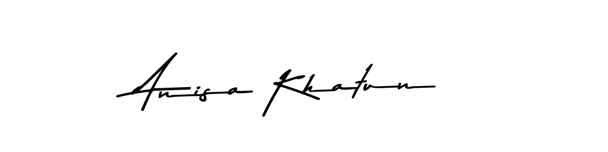 Make a beautiful signature design for name Anisa Khatun. Use this online signature maker to create a handwritten signature for free. Anisa Khatun signature style 9 images and pictures png