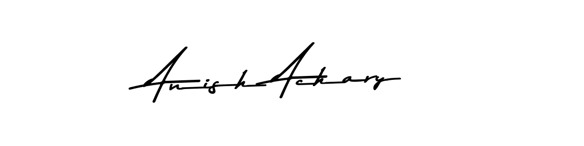 Here are the top 10 professional signature styles for the name Anish Achary. These are the best autograph styles you can use for your name. Anish Achary signature style 9 images and pictures png