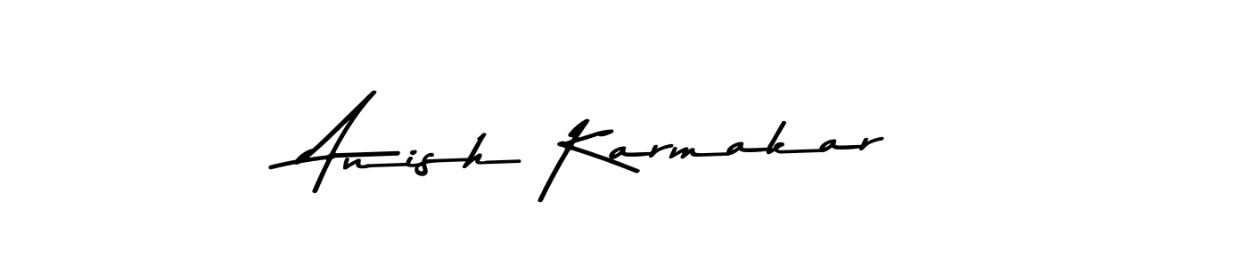 Asem Kandis PERSONAL USE is a professional signature style that is perfect for those who want to add a touch of class to their signature. It is also a great choice for those who want to make their signature more unique. Get Anish Karmakar name to fancy signature for free. Anish Karmakar signature style 9 images and pictures png