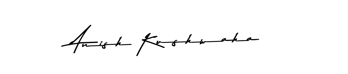 Use a signature maker to create a handwritten signature online. With this signature software, you can design (Asem Kandis PERSONAL USE) your own signature for name Anish Kushwaha. Anish Kushwaha signature style 9 images and pictures png