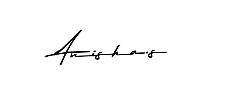 Create a beautiful signature design for name Anisha.s. With this signature (Asem Kandis PERSONAL USE) fonts, you can make a handwritten signature for free. Anisha.s signature style 9 images and pictures png