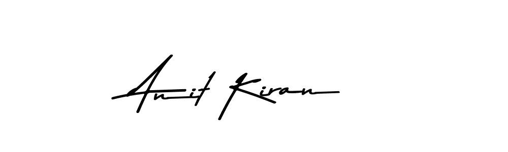 The best way (Asem Kandis PERSONAL USE) to make a short signature is to pick only two or three words in your name. The name Anit Kiran include a total of six letters. For converting this name. Anit Kiran signature style 9 images and pictures png