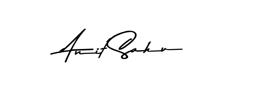 Create a beautiful signature design for name Anit Sahu. With this signature (Asem Kandis PERSONAL USE) fonts, you can make a handwritten signature for free. Anit Sahu signature style 9 images and pictures png