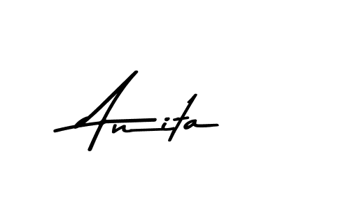 How to make Anita signature? Asem Kandis PERSONAL USE is a professional autograph style. Create handwritten signature for Anita name. Anita signature style 9 images and pictures png