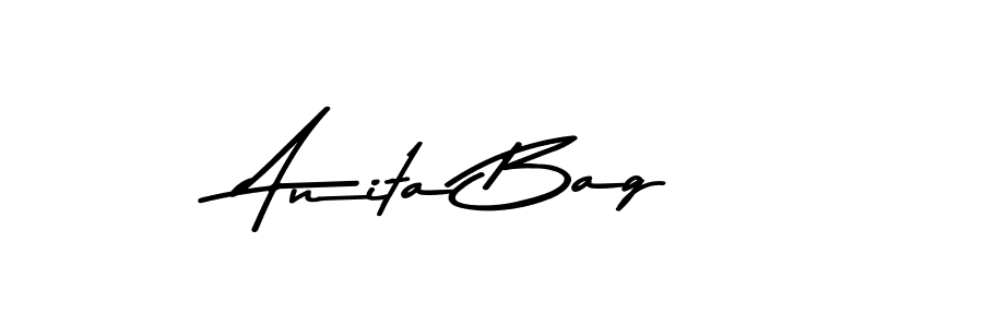 Design your own signature with our free online signature maker. With this signature software, you can create a handwritten (Asem Kandis PERSONAL USE) signature for name Anita Bag. Anita Bag signature style 9 images and pictures png