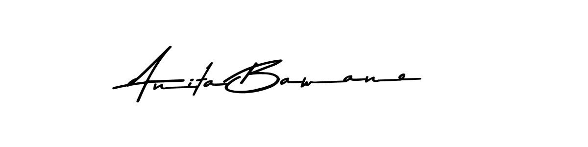 Design your own signature with our free online signature maker. With this signature software, you can create a handwritten (Asem Kandis PERSONAL USE) signature for name Anita Bawane. Anita Bawane signature style 9 images and pictures png