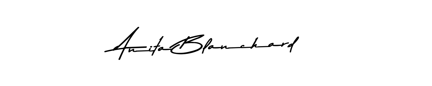 You should practise on your own different ways (Asem Kandis PERSONAL USE) to write your name (Anita Blanchard) in signature. don't let someone else do it for you. Anita Blanchard signature style 9 images and pictures png