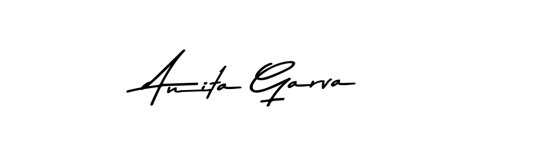 Anita Garva stylish signature style. Best Handwritten Sign (Asem Kandis PERSONAL USE) for my name. Handwritten Signature Collection Ideas for my name Anita Garva. Anita Garva signature style 9 images and pictures png