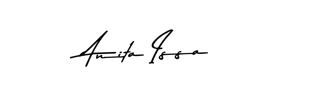 The best way (Asem Kandis PERSONAL USE) to make a short signature is to pick only two or three words in your name. The name Anita Issa include a total of six letters. For converting this name. Anita Issa signature style 9 images and pictures png