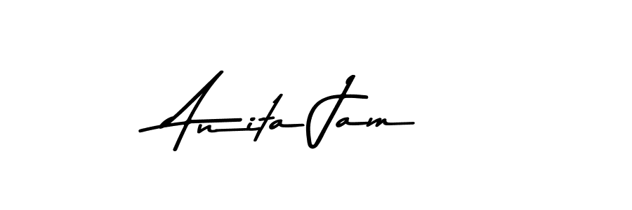 Similarly Asem Kandis PERSONAL USE is the best handwritten signature design. Signature creator online .You can use it as an online autograph creator for name Anita Jam. Anita Jam signature style 9 images and pictures png