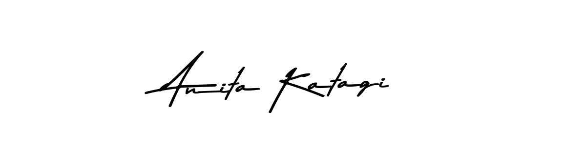 The best way (Asem Kandis PERSONAL USE) to make a short signature is to pick only two or three words in your name. The name Anita Katagi include a total of six letters. For converting this name. Anita Katagi signature style 9 images and pictures png