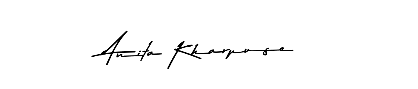 See photos of Anita Kharpuse official signature by Spectra . Check more albums & portfolios. Read reviews & check more about Asem Kandis PERSONAL USE font. Anita Kharpuse signature style 9 images and pictures png