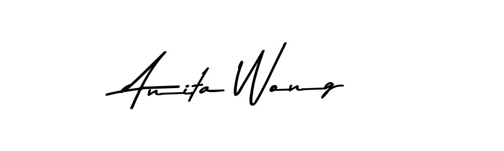 The best way (Asem Kandis PERSONAL USE) to make a short signature is to pick only two or three words in your name. The name Anita Wong include a total of six letters. For converting this name. Anita Wong signature style 9 images and pictures png