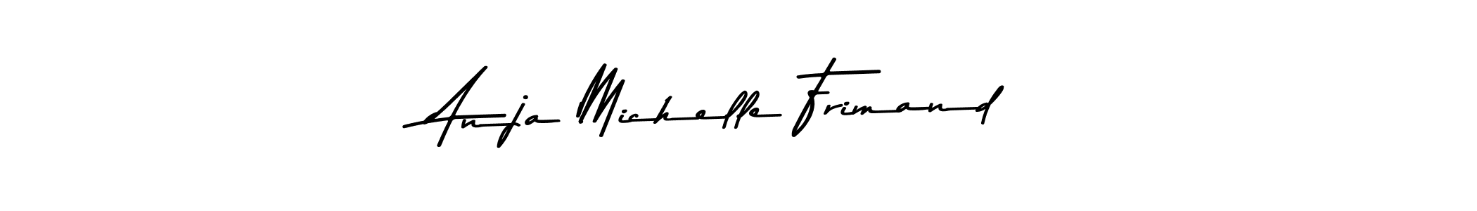 It looks lik you need a new signature style for name Anja Michelle Frimand. Design unique handwritten (Asem Kandis PERSONAL USE) signature with our free signature maker in just a few clicks. Anja Michelle Frimand signature style 9 images and pictures png