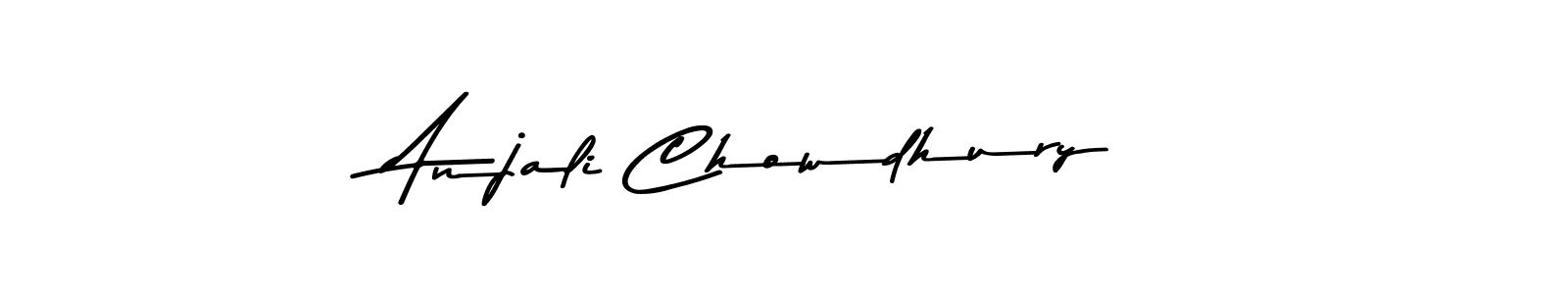 Use a signature maker to create a handwritten signature online. With this signature software, you can design (Asem Kandis PERSONAL USE) your own signature for name Anjali Chowdhury. Anjali Chowdhury signature style 9 images and pictures png