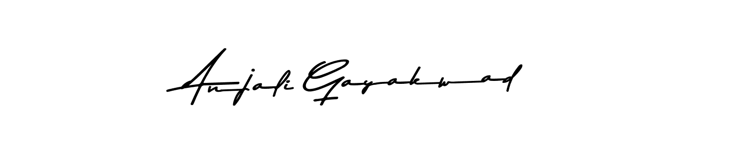 Also You can easily find your signature by using the search form. We will create Anjali Gayakwad name handwritten signature images for you free of cost using Asem Kandis PERSONAL USE sign style. Anjali Gayakwad signature style 9 images and pictures png