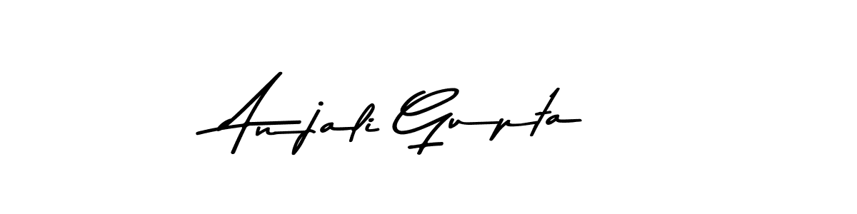 Anjali Gupta stylish signature style. Best Handwritten Sign (Asem Kandis PERSONAL USE) for my name. Handwritten Signature Collection Ideas for my name Anjali Gupta. Anjali Gupta signature style 9 images and pictures png