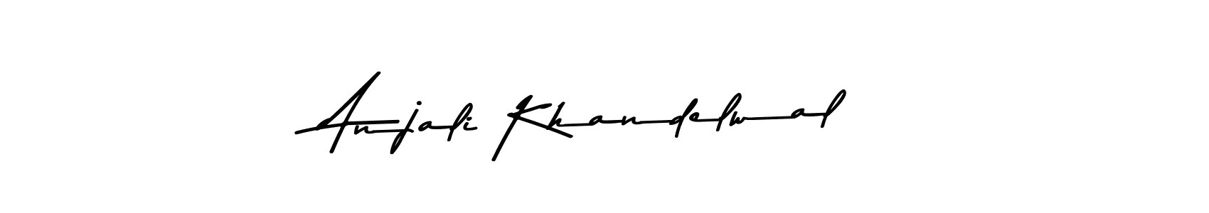 Also You can easily find your signature by using the search form. We will create Anjali Khandelwal name handwritten signature images for you free of cost using Asem Kandis PERSONAL USE sign style. Anjali Khandelwal signature style 9 images and pictures png
