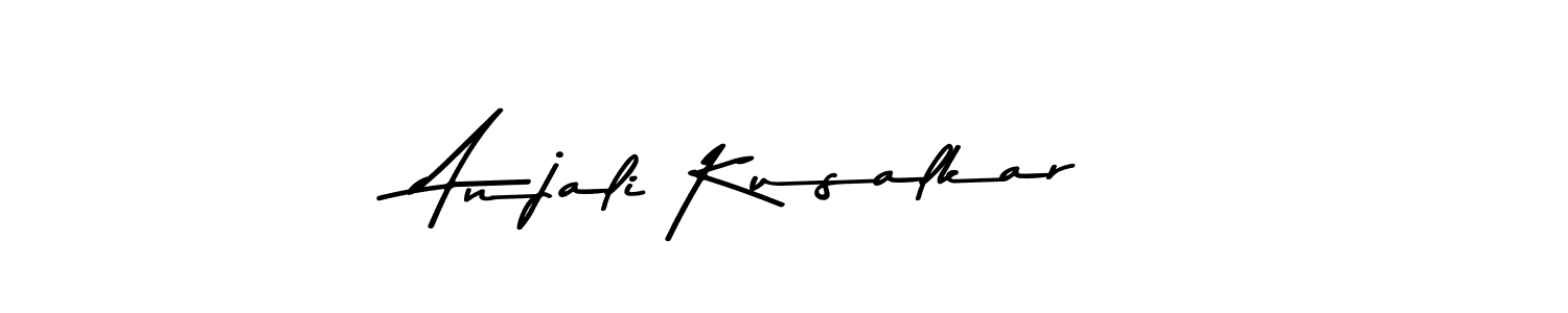 Check out images of Autograph of Anjali Kusalkar name. Actor Anjali Kusalkar Signature Style. Asem Kandis PERSONAL USE is a professional sign style online. Anjali Kusalkar signature style 9 images and pictures png