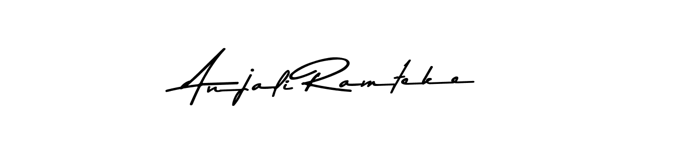 Design your own signature with our free online signature maker. With this signature software, you can create a handwritten (Asem Kandis PERSONAL USE) signature for name Anjali Ramteke. Anjali Ramteke signature style 9 images and pictures png