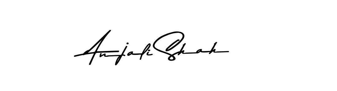 Make a beautiful signature design for name Anjali Shah. With this signature (Asem Kandis PERSONAL USE) style, you can create a handwritten signature for free. Anjali Shah signature style 9 images and pictures png