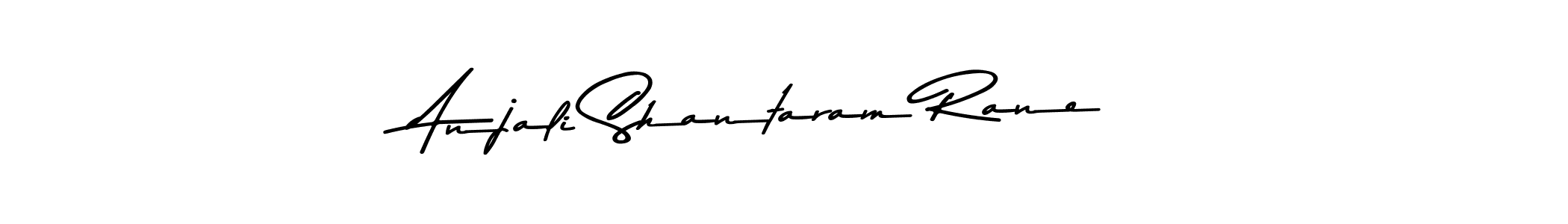 Create a beautiful signature design for name Anjali Shantaram Rane. With this signature (Asem Kandis PERSONAL USE) fonts, you can make a handwritten signature for free. Anjali Shantaram Rane signature style 9 images and pictures png