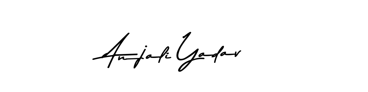 Create a beautiful signature design for name Anjali Yadav. With this signature (Asem Kandis PERSONAL USE) fonts, you can make a handwritten signature for free. Anjali Yadav signature style 9 images and pictures png