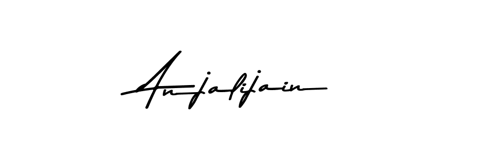Create a beautiful signature design for name Anjalijain. With this signature (Asem Kandis PERSONAL USE) fonts, you can make a handwritten signature for free. Anjalijain signature style 9 images and pictures png