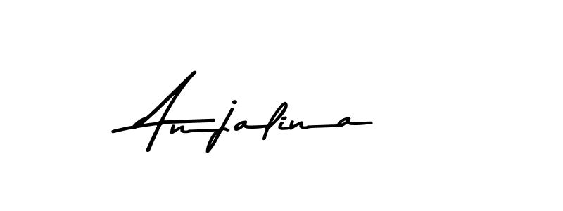 Also we have Anjalina name is the best signature style. Create professional handwritten signature collection using Asem Kandis PERSONAL USE autograph style. Anjalina signature style 9 images and pictures png