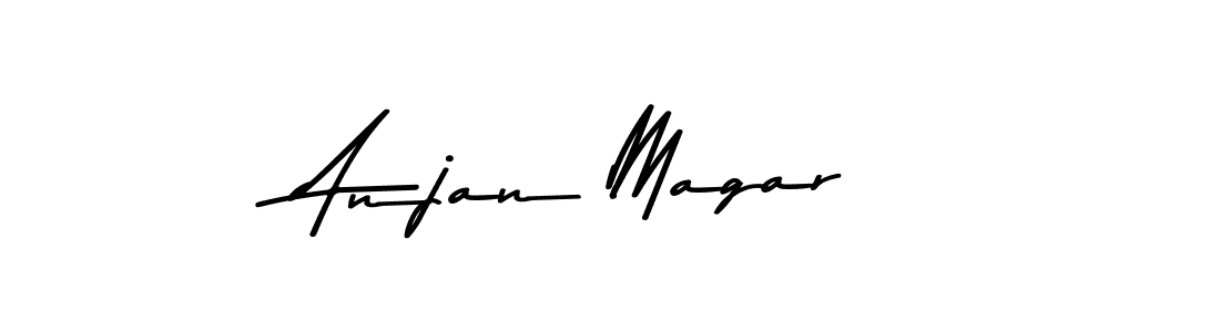 How to make Anjan Magar signature? Asem Kandis PERSONAL USE is a professional autograph style. Create handwritten signature for Anjan Magar name. Anjan Magar signature style 9 images and pictures png