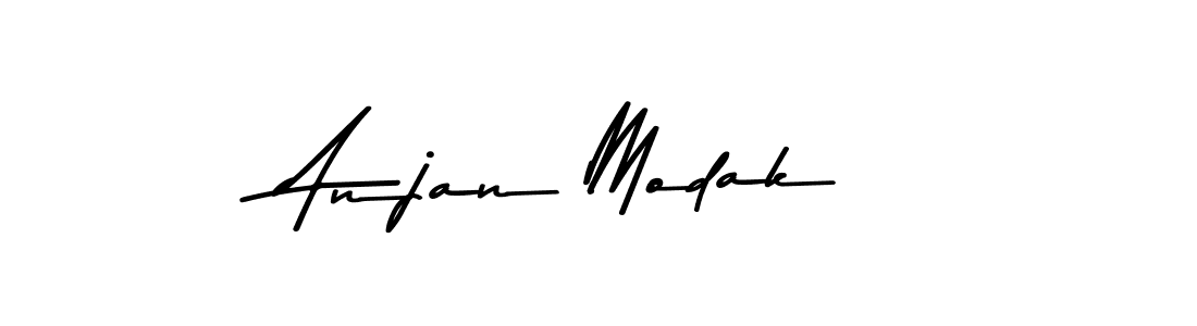 How to make Anjan Modak signature? Asem Kandis PERSONAL USE is a professional autograph style. Create handwritten signature for Anjan Modak name. Anjan Modak signature style 9 images and pictures png