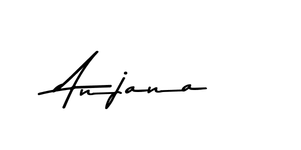 How to make Anjana name signature. Use Asem Kandis PERSONAL USE style for creating short signs online. This is the latest handwritten sign. Anjana signature style 9 images and pictures png
