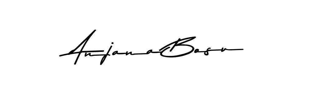 Anjana Bosu stylish signature style. Best Handwritten Sign (Asem Kandis PERSONAL USE) for my name. Handwritten Signature Collection Ideas for my name Anjana Bosu. Anjana Bosu signature style 9 images and pictures png