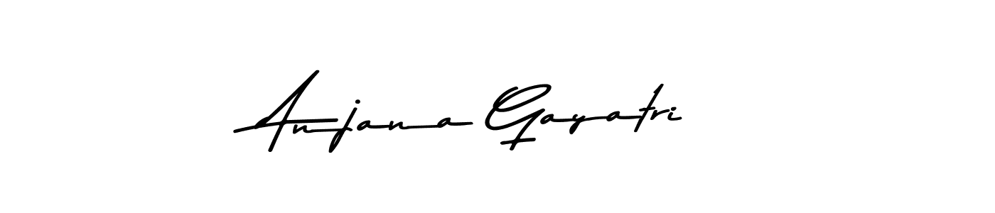 Anjana Gayatri stylish signature style. Best Handwritten Sign (Asem Kandis PERSONAL USE) for my name. Handwritten Signature Collection Ideas for my name Anjana Gayatri. Anjana Gayatri signature style 9 images and pictures png