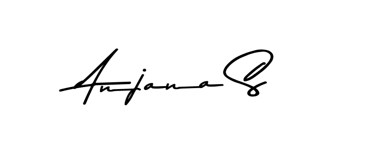 You can use this online signature creator to create a handwritten signature for the name Anjana S. This is the best online autograph maker. Anjana S signature style 9 images and pictures png