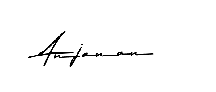 Use a signature maker to create a handwritten signature online. With this signature software, you can design (Asem Kandis PERSONAL USE) your own signature for name Anjanan. Anjanan signature style 9 images and pictures png