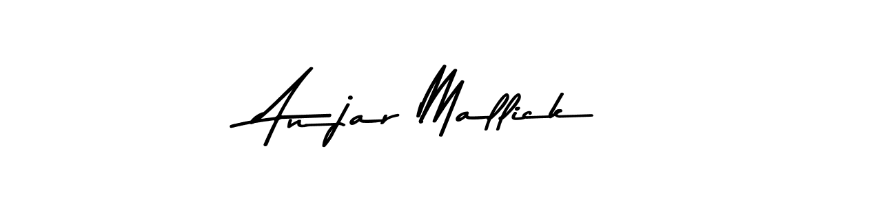 The best way (Asem Kandis PERSONAL USE) to make a short signature is to pick only two or three words in your name. The name Anjar Mallick include a total of six letters. For converting this name. Anjar Mallick signature style 9 images and pictures png