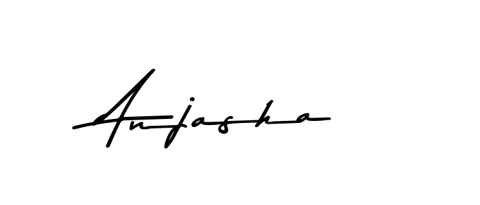 Make a beautiful signature design for name Anjasha. With this signature (Asem Kandis PERSONAL USE) style, you can create a handwritten signature for free. Anjasha signature style 9 images and pictures png