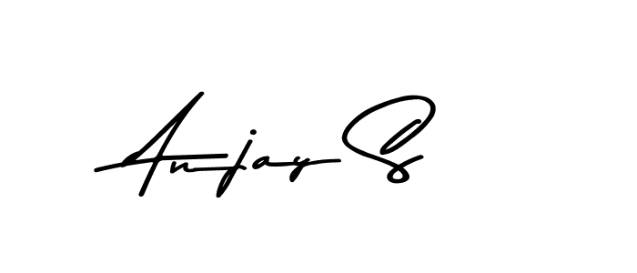 Use a signature maker to create a handwritten signature online. With this signature software, you can design (Asem Kandis PERSONAL USE) your own signature for name Anjay S. Anjay S signature style 9 images and pictures png